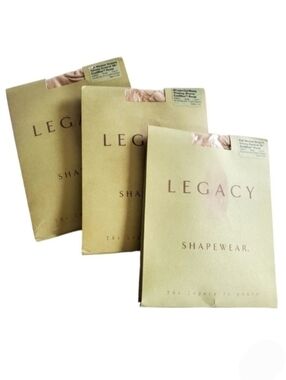 Legacy Shapewear Nude Size D NIP, Set of 3 Vintage